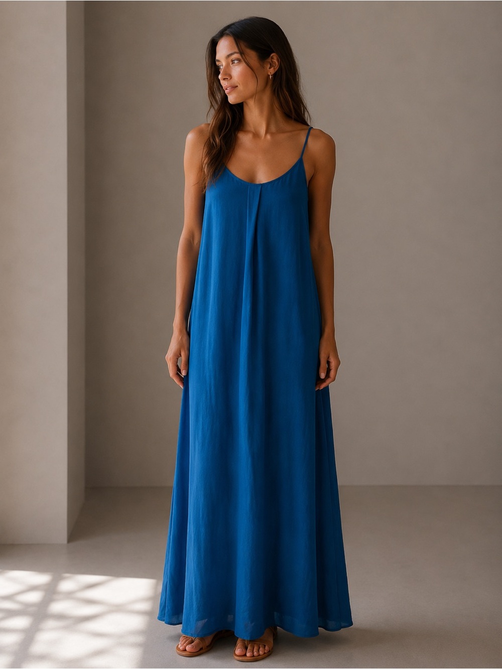 $216 New Lanston Revolve Blue Azure Maxi Dress - XS